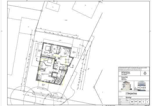 Roth Bau - Immobilien - Ratoldusstraße Radolfzell - Ansicht 2. Obergeschoss