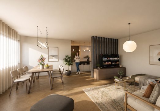 Roth Bau - Immobilien - 2 Mehrfamilienhäuser in Orsingen - 3D Visualisierung Innen 09